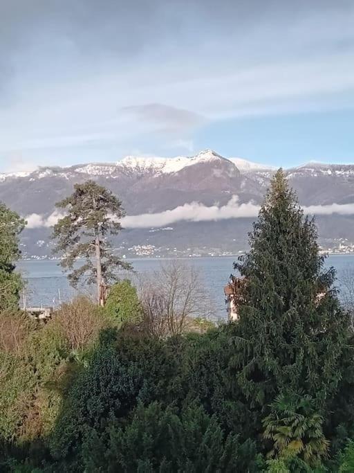 Studio With Lake And Montains Views Free Parking Luino Buitenkant foto